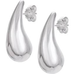 Guldfynd Drop Shape Earrings - Silver