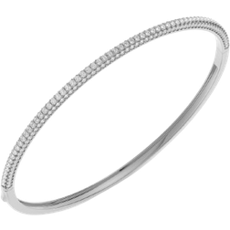 Edblad Luxe Bangle - Silver/Transparent