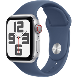 Apple Watch SE (2nd generation), 40mm, GPS + Cellular, Sport Band Silver