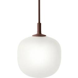 Muuto Rime Deep Red/White Lampada a Sospensione 12cm