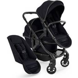 iCandy Peach 7 Double Pushchair Bundle - Black