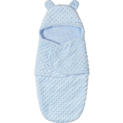 Shein 1pc Baby Double Layered Flannel Swaddle Blanket For Autumn And Winter