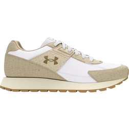 Under Armour Essential Runner W - White/Khaki Base/Metallic Gold