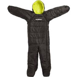 B&Q Wearable Sleeping Bag Black Adults Small/medium One Size