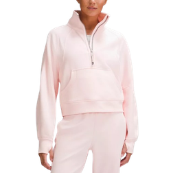 Lululemon Scuba Oversized Funnel Neck Half Zip Sweatshirt - Strawberry Milkshake