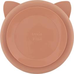 Trixie Esslernteller aus Silikon rosa