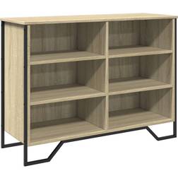 vidaXL Engineered Wood Sonoma Oak Skænk 101x74.5cm