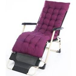Leaper Sun Lounger Cushion Pad for Garden Recliner Chair - Purple - One Size