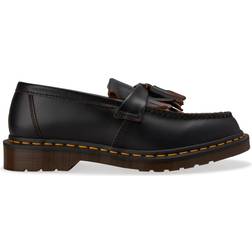 Dr. Martens Adrian Made in England Quilon Leather Tassel Loafers - Black