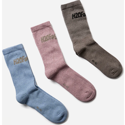 H2OFagerholt Suck Socks 3pack Från Magasin Brown/light Pink/light Blue 40/42