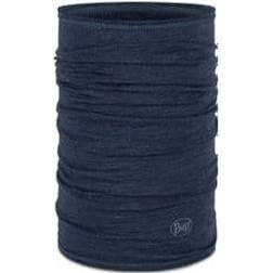 Buff Lightweight Merino Wool Blå SOLID NIGHT BLUE One size