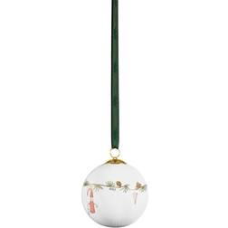 Kähler Hammershøi Ball 2024 White Weihnachtsbaumschmuck