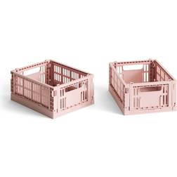 Hay Color Crate Mini Blush Opbevaringsboks 2stk