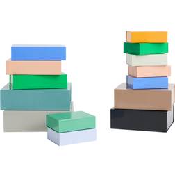 Hay Colour Storage S Låda Med Lock 25,5 x 33 cm Vibrant Green