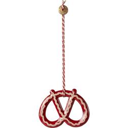 Maileg Metal Red Pretzel Stripes Julgranspynt 5cm