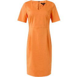 Comma Mix Shift Dress - Orange