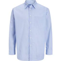 Jack & Jones Bill Extra Oversized fit Casual Shirt - Blue/Dazzling Blue