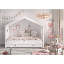 Vipack Amori European Single House-shaped Novelty Bed 90 x 200 cm