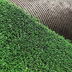 B&Q 7mm Artificial Grass 0.5M x 5M Budget Fake Lawn Astro Turf One Size