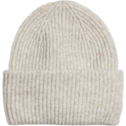 Pieces Moella Beanie - Whitecap Gray