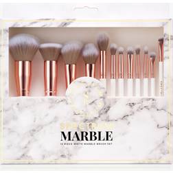Spectrum Marbleous 12-Piece Makeup Brush Gift Set