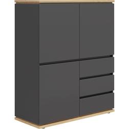 Xora Yamael Graphite Sideboard 100x121cm