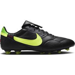 NIKE Premier 3 FG M - Black/Green Strike/Bright Crimson/Volt