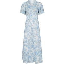 Neo Noir Kanza Rose Field Dress - Light Blue