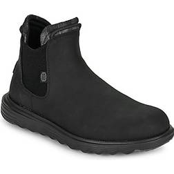 Hey Dude Branson Classic Polyurethane Boots - Black/Black