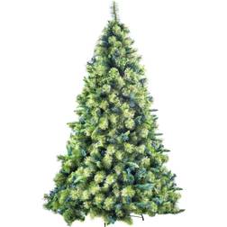 Shatchi Pre-Lit Kentucky Green Christmas Tree 213.4cm