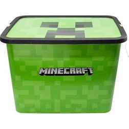 Stor Minecraft Storage Box Container with Click Lock Lid