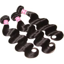 UNice Brazilian Body Wave Hair Bundles 3-pack Black