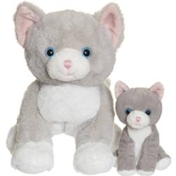 Teddykompaniet Katten Tuva med unge