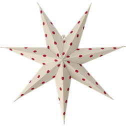 Scandi Living Just white/Red Julstjärna ∅ 60cm