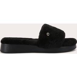 Carvela Women's Slippers Black Synthetic Cloud Cosy