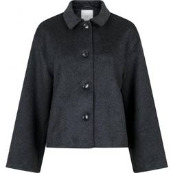 Neo Noir Hamra Wool Jacket - Anthracite