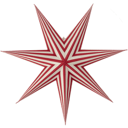 Scandi Living Bare Advent Star White/Red Advent Star 60cm