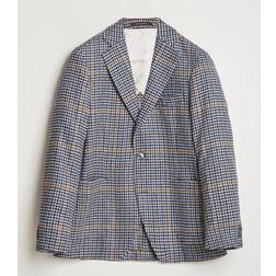 Oscar Jacobson Ferry Check Wool Blazer Multi