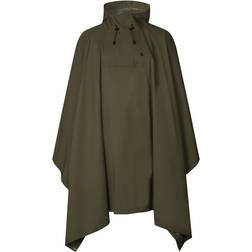 Seeland Taxus Waterproof Rain Poncho - Olive