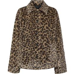 Pieces Pcrobyn Leopard Frakke