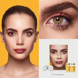 Swati Hazel Brown Coloured Contact Lenses 6-Months