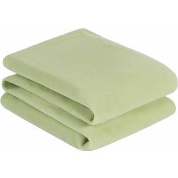 Dreamscene Plain Fleece Throw - Sage Blankets Green (200x150cm)