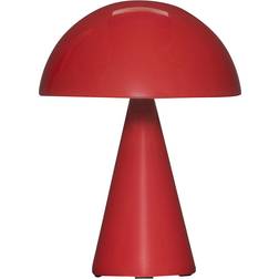 Hübsch Mush Portable Red Table Lamp