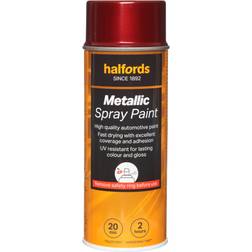 Halfords M4-110 Red Metallic Car Spray Paint 400 ml