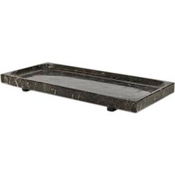 OYOY Savi Marble Tray Choko 14x30 cm