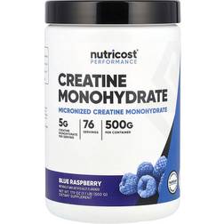 Nutricost Creatine Monohydrate Powder Blue Raspberry 500g