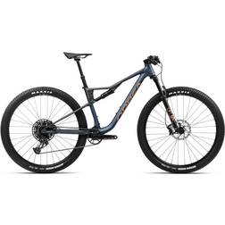 Orbea Fully Damped MTB Oiz H20 2024 - Moondust Blue-Leo Orange Matt Unisex