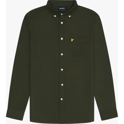 Lyle & Scott And Men's Plain Oxford Shirt Green Regular/34