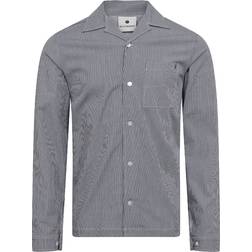 JBS of Denmark DK Woven pj Shirt Från Magasin Blå XXXL