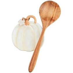 Mud Pie White Pumpkin Spoon